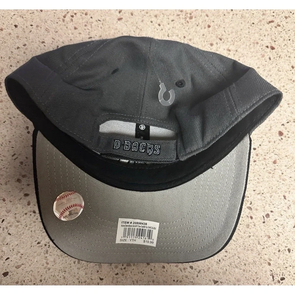 New Arizona Diamondbacks YOUTH 47 Brand Gray Adjustable Hat Cap MLB Rare
